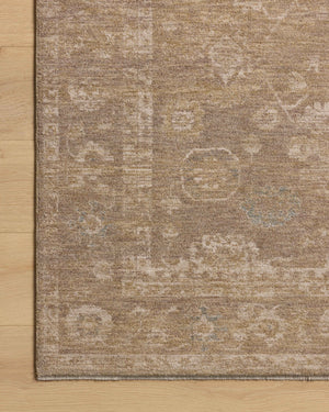 Chris Loves Julia x Loloi Louisa Rugs - Taupe / Gold-Blue Hand Home