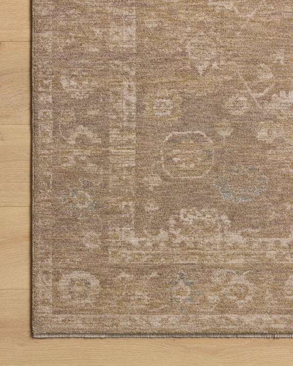 Chris Loves Julia x Loloi Louisa Rugs - Taupe / Gold-Blue Hand Home