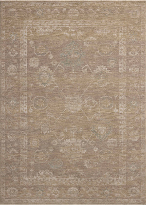Chris Loves Julia x Loloi Louisa Rugs - Taupe / Gold-Blue Hand Home