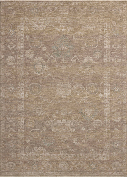 Chris Loves Julia x Loloi Louisa Rugs - Taupe / Gold-Blue Hand Home