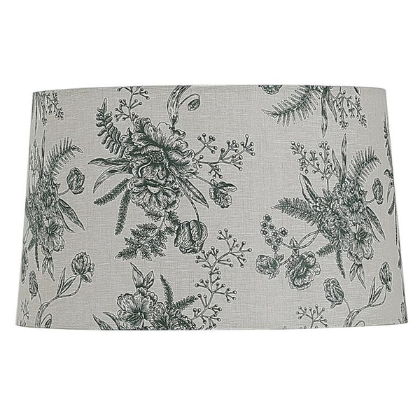 Pebble w/ Flora Green Toile Artwork - LSL256-Blue Hand Home