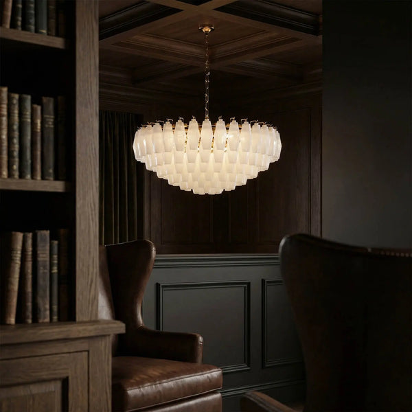 Ludmilla Chandelier, Large-Noir Furniture-Blue Hand Home
