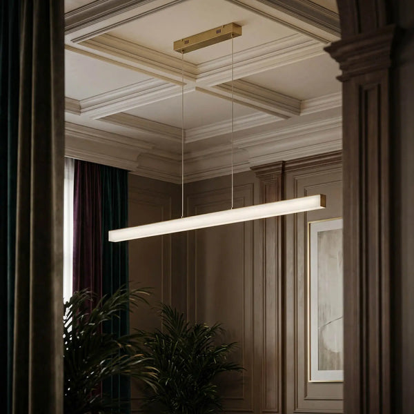 Astoria Linear Chandelier-Noir Furniture-Blue Hand Home