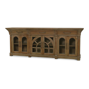 Bramble Lambeth Credenza In Straw Wash-Bramble-Blue Hand Home