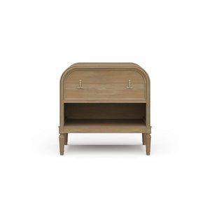 Langford 1 Drawer Bedside Table in Solid Hardwood by-Blue Hand Home