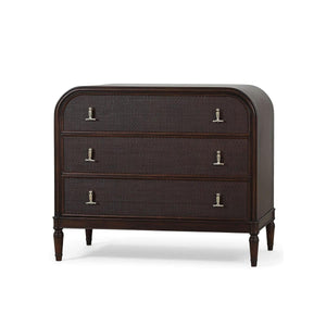 Langford 3 Drawer Dresser W/ Rattan-Blue Hand Home