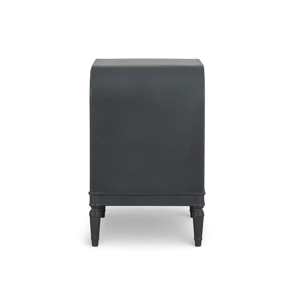 Langford 3 Drawer Nightstand w/ Rattan-Blue Hand Home