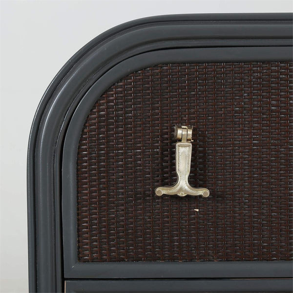 Langford 6 Drawer Dresser With Rattan-Blue Hand Home