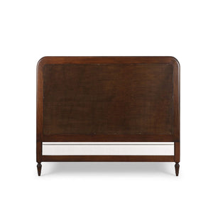 Langford Rattan Bed Queen-Blue Hand Home