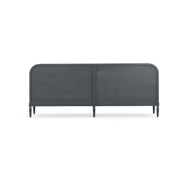Langford Sideboard w/ Rattan - Solid Hardwood Storage Furniture-Blue Hand Home