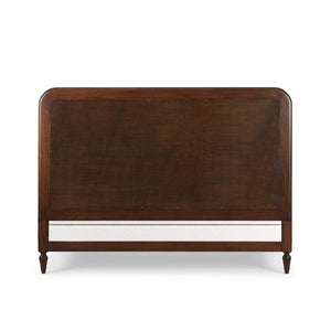 Langford Upholstered Bed King - Handcrafted Solid Hardwood Bed-Blue Hand Home
