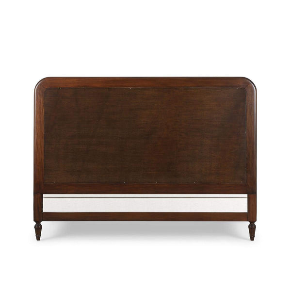 Langford Upholstered Bed King - Handcrafted Solid Hardwood Bed-Blue Hand Home