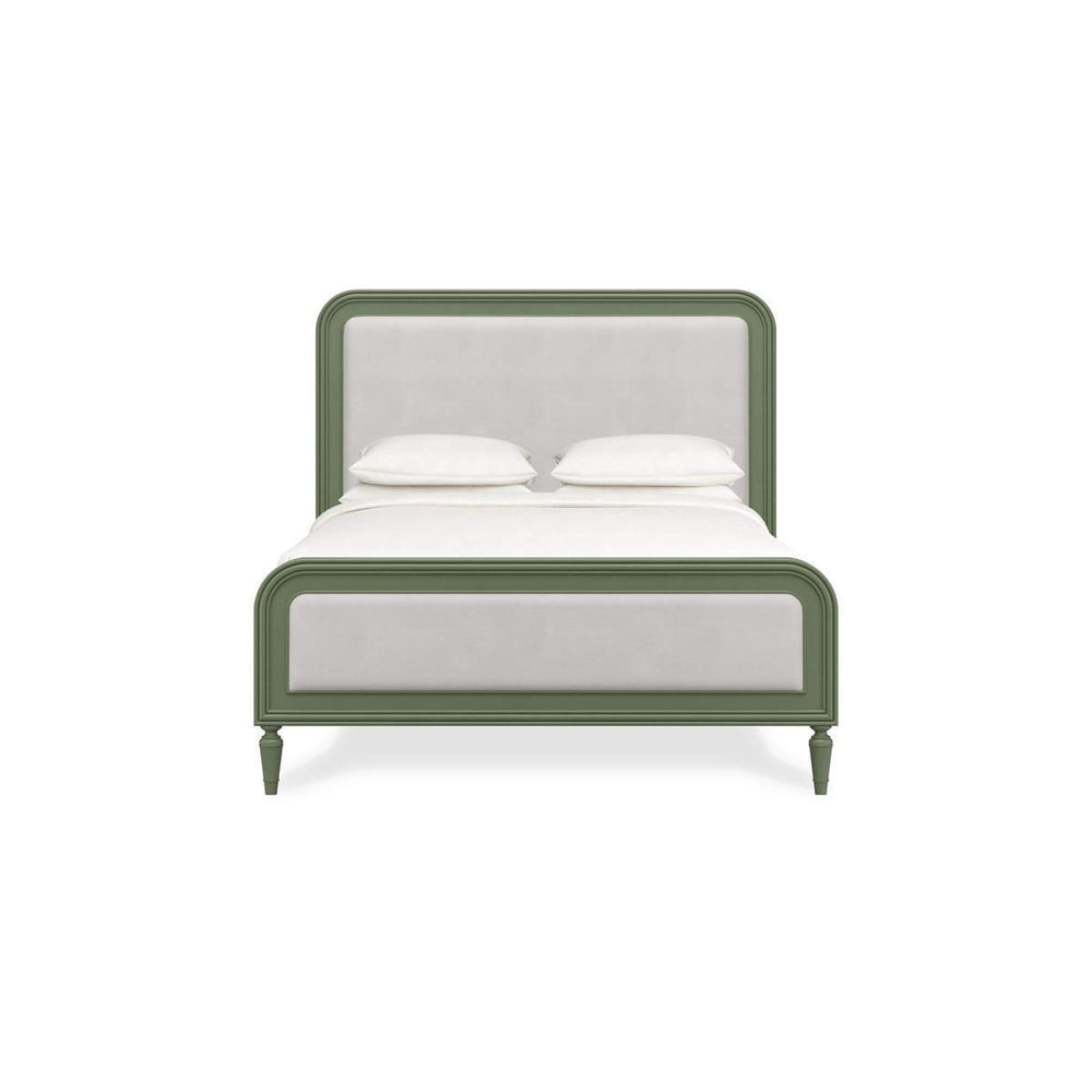 Langford Upholstered Bed Queen-Blue Hand Home