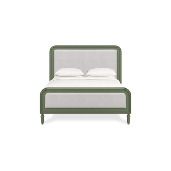 Langford Upholstered Bed Queen-Blue Hand Home