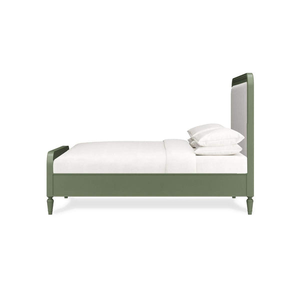 Langford Upholstered Bed Queen-Blue Hand Home