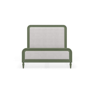 Langford Upholstered Bed Queen-Blue Hand Home