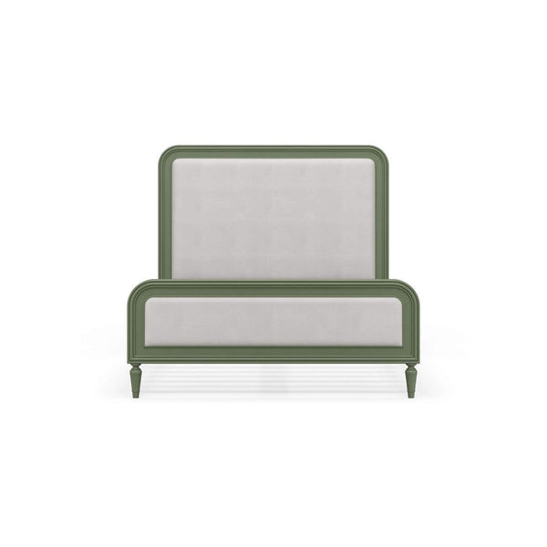 Langford Upholstered Bed Queen-Blue Hand Home