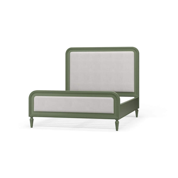 Langford Upholstered Bed Queen-Blue Hand Home
