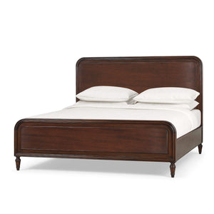 Langford Wooden Bed King-Blue Hand Home