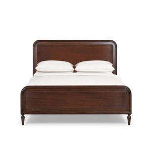 Langford Wooden Bed Queen-Blue Hand Home