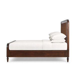 Langford Wooden Bed Queen-Blue Hand Home
