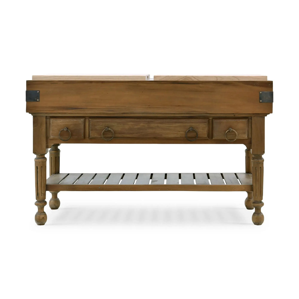 Bramble Large Boucherie In Straw Wash-Bramble-Blue Hand Home