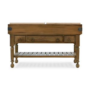 Bramble Large Boucherie In Straw Wash-Bramble-Blue Hand Home