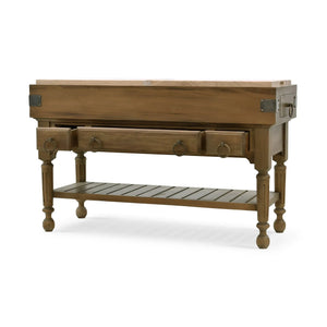 Bramble Large Boucherie In Straw Wash-Bramble-Blue Hand Home