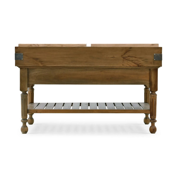 Bramble Large Boucherie In Straw Wash-Bramble-Blue Hand Home