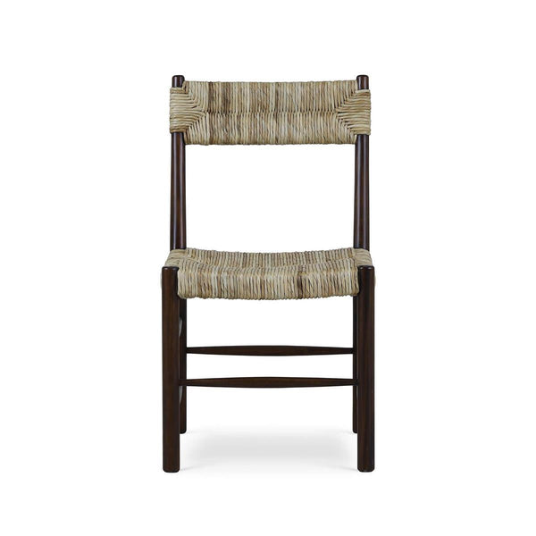 Lenox Dining Chair w/ Rush Seat-Blue Hand Home