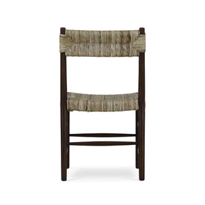 Lenox Dining Chair w/ Rush Seat-Blue Hand Home