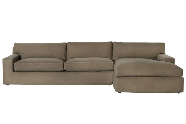 Cisco Home Loft 2pc Sectional-Blue Hand Home