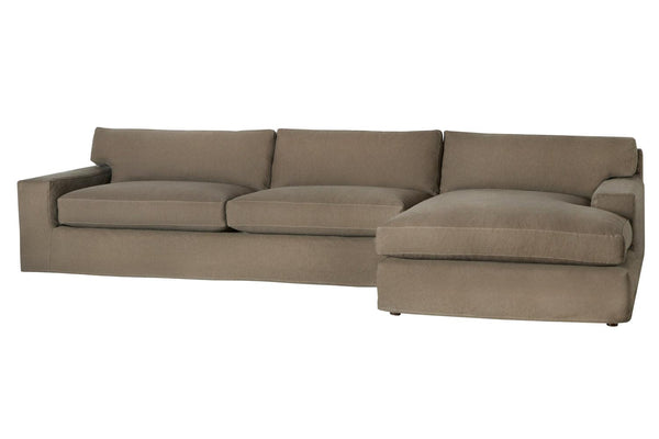 Cisco Home Loft 2pc Sectional-Blue Hand Home
