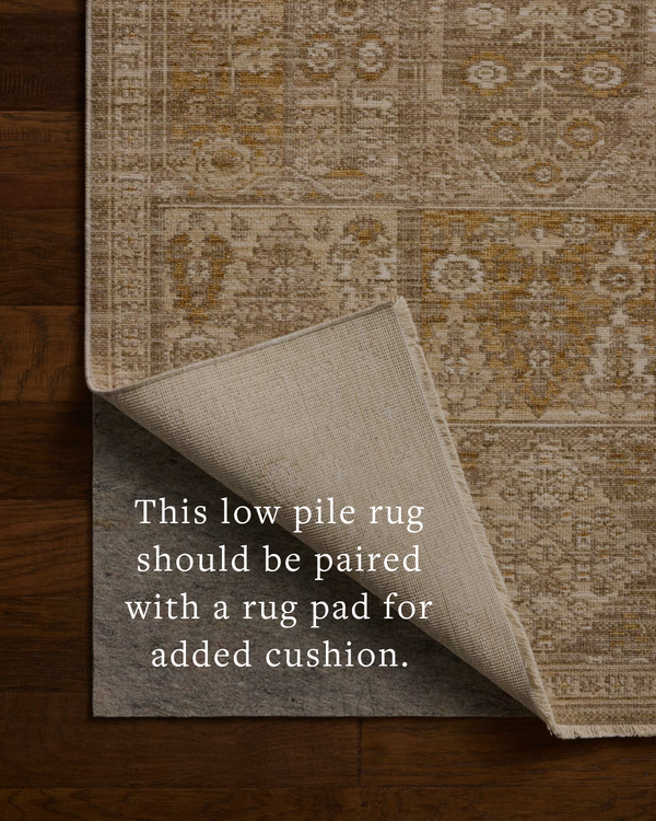 Loloi Elora Rug Mushroom / Ochre