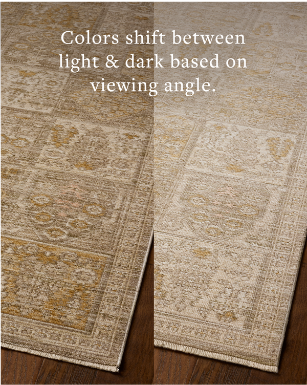 Loloi Elora Rug Mushroom / Ochre
