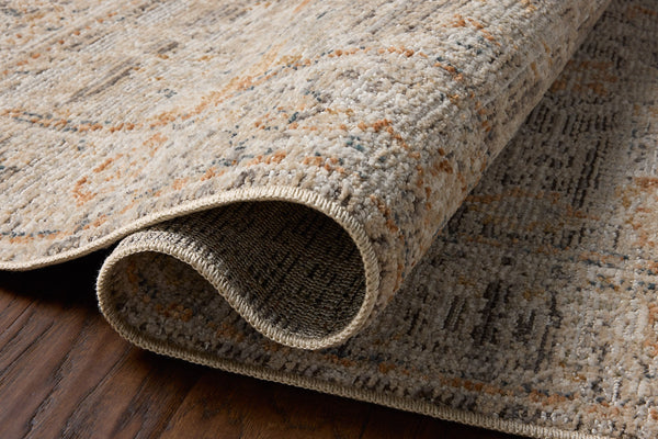 Loloi Milena Rug Charcoal / Apricot