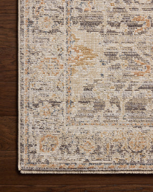 Loloi Milena Rug Charcoal / Apricot