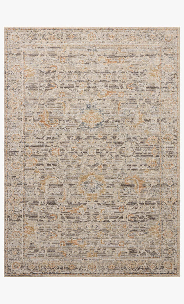 Loloi Milena Rug Charcoal / Apricot