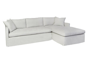 Cisco Home Louis 2pc Sectional-Blue Hand Home