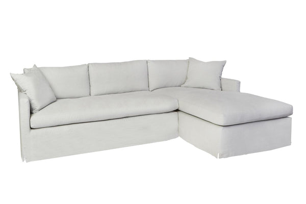 Cisco Home Louis 2pc Sectional-Blue Hand Home