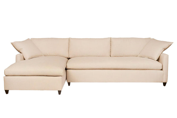 Cisco Home Louis 2pc Sectional-Blue Hand Home