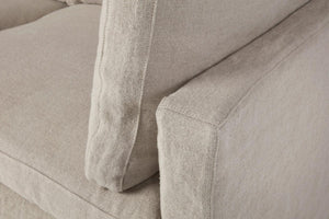 Essentials Cisco Home Louis 90" Sofa-Blue Hand Home