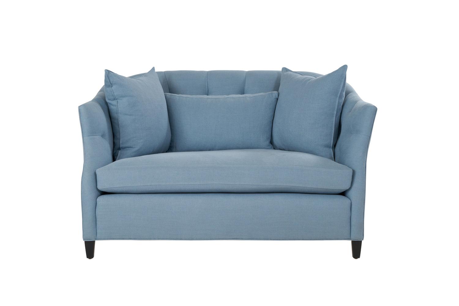 Cisco Home Luccia Loveseat-Blue Hand Home
