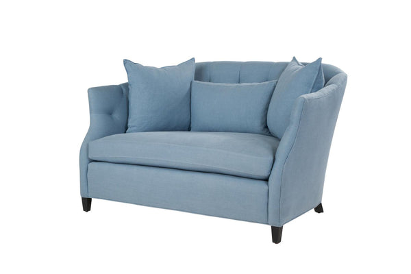 Cisco Home Luccia Loveseat-Blue Hand Home