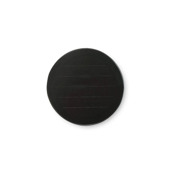 Bramble Luna Round 3 Tier Side Table In Batavia Black-Bramble-Blue Hand Home