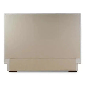 Bramble Luxor Upholstered Bed King In Artic White Performance Fabric-Bramble-Blue Hand Home