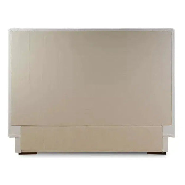 Bramble Luxor Upholstered Bed King In Artic White Performance Fabric-Bramble-Blue Hand Home