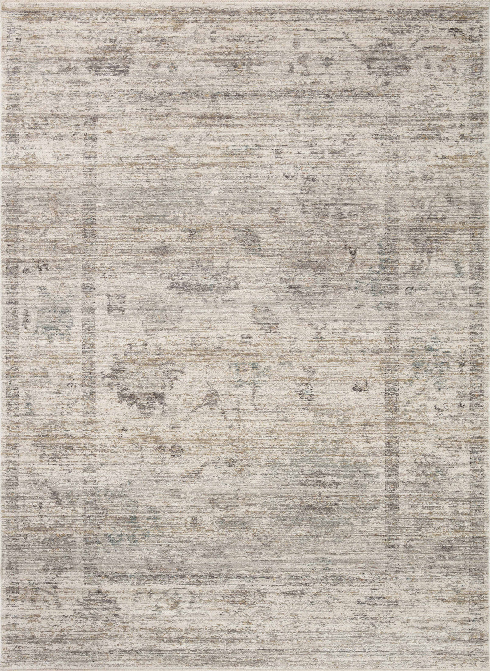 Magnolia Home by Joanna Gaines x Loloi Millie Rug - Silver / Dove-Blue Hand Home