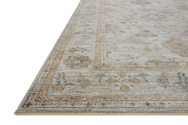 Loloi Millie Rug Collection - Sky / Gold - Magnolia Home by Joanna Gaines-Blue Hand Home