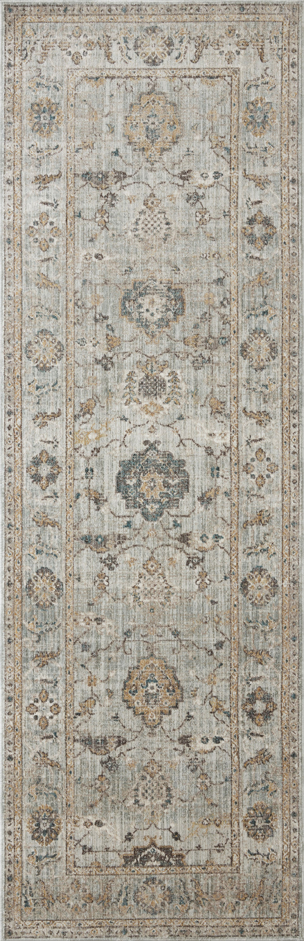 Magnolia Home by Joanna Gaines x Loloi Millie Rug - Sky / Gold-Blue Hand Home